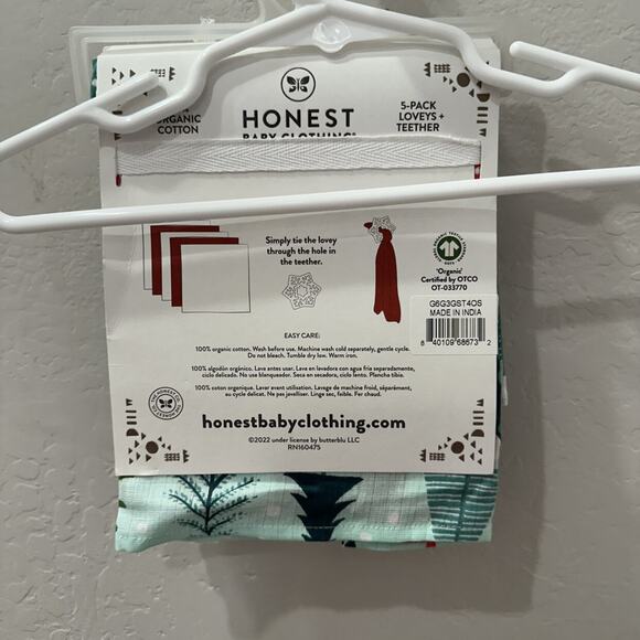 NWT Honest Company Christmas Lovey & Teether Gift - Picture 4 of 6